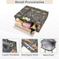 thumbnail image 3 of FORMRS Womens Corduroy Tote Bag Crossbody Shoulder Purse Handbag with Detachable Strap, Abstract Water Lilies Pattern, 3 of 7