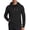 Black, variant on Half Zip Pullover Men 2026 Fall Winter Long Sleeve Casual Plain Hooded Sweatshirt with Pockets Mens Hoodie