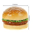 thumbnail image 3 of Realistic Burger Lifelike Simulation Fake Burger Bakery Display Food Photography Prop, 3 of 3