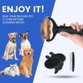 thumbnail image 7 of Double-Sided Pet Grooming Rake - 4-in-1 Professional Pet Grooming Kit, Deshedding Dematting Tool for Dogs, Cats, Extra-Wide Grooming Brush & Deshedder Comb for Long and Short Haired Pets(4PCS Black), 7 of 7