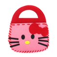 thumbnail image 1 of Bolso de tela no tejida, bolso no tejido hecho a mano DIY, bolso cosido a mano con producción de pasta tridimensional de dibujos animados para niños pequeños, 1 of 1