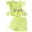 Green, variant on Splozh Baby Girl Summer Outfits Toddler Baby Girl Clothes Outfits Summer Ruffle Flower T Shirt Shorts Set Clothes for Girls 6-7 Years,Green