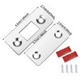 thumbnail image 3 of UP T0 50% OFF! Cabinet Door Catch, No Drill Drawer Latch, Stainless Steel Closure for Kitchen Cabinets, Drawers, Doors, Strong Hold, Easy Installation, 1 Pack, 3 of 6