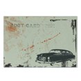 thumbnail image 3 of Vintage Car Cutting Board, Art with Classic Old Fashioned Car on the Street Vintage Postcard Style Design, Decorative Tempered Glass Cutting and Serving Board, Small Size, Beige Black, by Ambesonne, 3 of 5