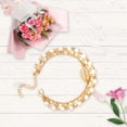 thumbnail image 4 of Minnieouse Tobilleras en capas hoja ajustable pie joyería estilo Simple accesorios universales para mujer de tobillo para el Día de San Valentín Type3 NO3 Minnieouse AP009798-01, 4 of 6