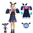 thumbnail image 2 of Vestido De Cosplay Vampirina Niña Princesa Disfraz De Halloween Niños Carnaval Fiesta Vampiro, 2 of 4