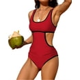 thumbnail image 3 of Alove Women Cut out Monokini One Piece Gorgeous Bathing Suit Swimsuit, 3 of 6