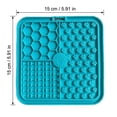 thumbnail image 3 of Lick Mat for Dogs Silicone Dog Mat 6 Inch Dog Slow Feeder Dog Puzzle Feeder Calming for Dogs Non Slip Pet Feeding Mat for and Water, 1 Pack, 3 of 7