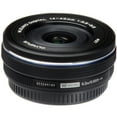 thumbnail image 3 of Olympus M.Zuiko Digital 14-42mm f/3.5-5.6 EZ Pancake Lens for Micro Four Thirds, Black, 3 of 4
