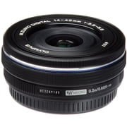 Olympus M.Zuiko Digital 14-42mm f/3.5-5.6 EZ Pancake Lens for Micro Four Thirds, Black
