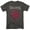 Charcoal, variant on Game of Thrones House Targaryen Sigil Unisex Adult T-Shirt, Charcoal, Medium
