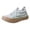 Green, variant on Willtoo Women's Knit Sock Sneakers Color Block Mesh Lace-Up Walking Shoes Round Toe Non Slip Lightweight Casual Footwear