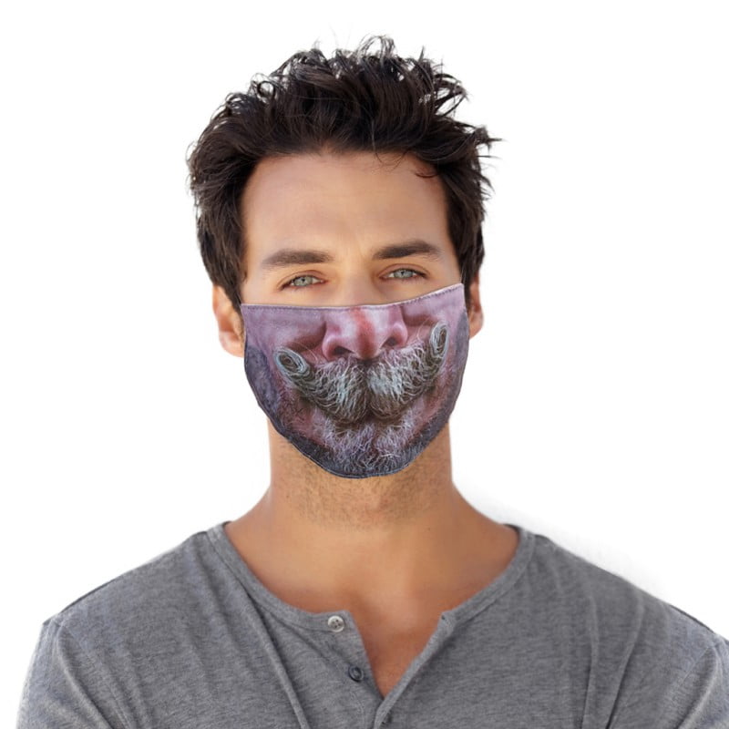 Details about   3D Printed Funny Face Mask Breathable Washable Mouth Protection Reusable Covers 
