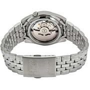 Seiko Men's 5 Automatic SNK375J1 Black Dial Stainless Steel Watch