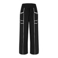 thumbnail image 4 of BILIKEYU Women's Baggy Wide Leg Pants, Women's Pants, Travel Pants, Wide Leg Jeans Woman, 4 of 5