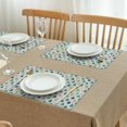 thumbnail image 3 of Gray Christmas Tree Pattern Summer Placemats Table Placemats Set Of 4-Linen Kitchen Washable Placemats Table Mats 11.8"x17.7" Non-Slip Heat Resistant, 3 of 6
