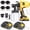 Multi-function + 2 Batteries, variant on Cordless Paint Spray Gun with Nozzle & Rechargeable Battery, 16.91oz Portable Sprayer Multi Adjustable Modes for Wall Car Furniture, Home Decor & Mother's Day Gift