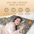 thumbnail image 3 of Cut cats Body Pillow Pillowcase One Size Body Pillow Cover with Hidden Zipper Body Pillow Case Gifts for Women Men Boys Girls, 3 of 6