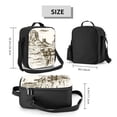 thumbnail image 2 of Rateoe Western Desert Cowboys 1 Lunch Bag Reusable Lunch Box with Shoulder Straps for Men Women Insulated Portable Lunchbox for adults Suitable for School Work Picnic, 2 of 7