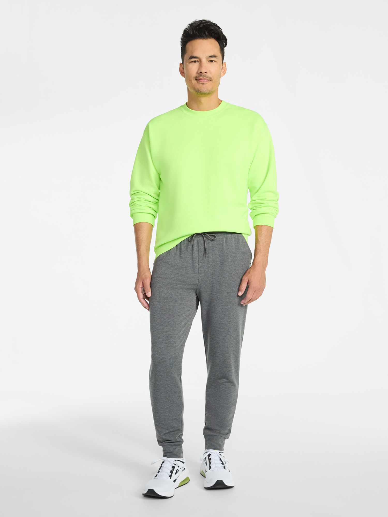Athletic Works Men's and Big & Tall Men's Fleece Crewneck Sweatshirt, Sizes XS-5XLT
