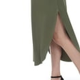 thumbnail image 4 of White Mark Women's Maternity V-neck Maxi Dress, 4 of 5