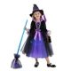thumbnail image 5 of 2024 Disfraz de bruja para niñas, disfraz de Halloween, carnaval, fiesta, disfraz de bruja infantil, conjunto de ropa, bolsa, sombrero, 5 of 5