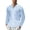 1Blue-Long, variant on button Down Mens Shirts Long Sleeve Shirts for Men Solid TextureT-shirts