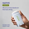 thumbnail image 2 of Desodorante Native Sensitive Cucumber & Mint para mujeres y hombres, 2 of 7