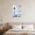 thumbnail image 4 of ZHONGYUTONG Christian Canvas Wall Art Psalm 23 Pictures Coastal Beach Wall Decor Scripture Bible Verses Prints Inspirational Poster for Home Framed (16.00" x 24.00"), 4 of 5