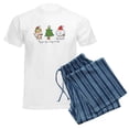thumbnail image 6 of CafePress - Cat And Dog Christmas Men's Light Pajamas - Men's Light Loose Fit Cotton Pajama Set, 6 of 7