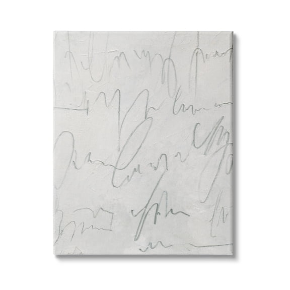 Stupell Industries Messy Script on Distressed Surface Modern Abstract Composition, 16 x 20,Design by Emma Caroline