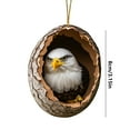 thumbnail image 3 of Meggemo 3.1 Inches Christmas Animal Hanging Ornament Single Piece Xmas Tree Decor Holiday Season Home Party Accessory, 3 of 8