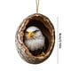 thumbnail image 3 of Adornos para árbol de Navidad - Decoración acrílica colgante de 3,15 pulgadas con estampado de animales • Regalo navideño para familia y compañeros • Set de 1, 3 of 8