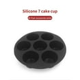 thumbnail image 4 of Fufafayo under $5 2Pcs Silicone Cake Molds, Air Fryer Accessories, Silicone Baking Cup Set of Seven for Muffins Cupcakes, Reusable Round Cake Pan for Oven Countertop Cooking, 4 of 9