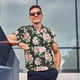 thumbnail image 4 of Balery Rose Flowers Camisa Polo de Hombre con Estampado, de Manga Corta y Tejido Medio, Camisa Tipo Golf Polo-Large, 4 of 6