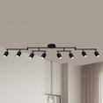 thumbnail image 1 of Track Lighting AUQUEE para techo, 8 luces, color negro mate, para cocina, 1 of 9