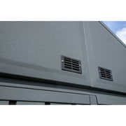 Arrow Elite 10 x 12 x 8 ft Anthracite Steel Storage Shed