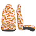 thumbnail image 3 of Pofeuu Hot Dog In Heart Print Automotive Car Seat Covers Flat Cloth Full Set Seat Covers,Car Seat Covers front seats for Cars Trucks and SUVs(Two packs), 3 of 7