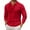 Red #004D, variant on Havenx Mens Knit Polo Shirts V Neck Ribbed Knitted Polo Sweater Long Sleeve Golf Shirts 2025 Lightweight Collared Pullover Sweater,Light Gray 4XL