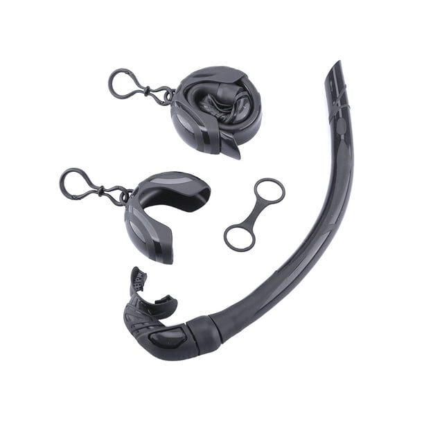 Wosthever Tubo de esnórquel de silicona Profesional Ergonómico Plegable Mini Adultos Deportes acuáticos Tubos de con caja de almacenamiento Type4 NO4 Wosthever OD023236-01