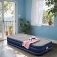 thumbnail image 4 of KFeng Twin Air Mattress with Built-in Pump,16" Raised Inflatable Bed,Quiet Portable Airbed,Blue&Gray, 4 of 11