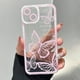 thumbnail image 2 of Funda de teléfono con patrón de mariposa rosa para iPhone 16, 14, 13, 12, 11, 15 Pro Max, 7, 8 Plus, XS, XR, X, SE 2022, funda suave con borde personalizado, 2 of 5