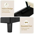 thumbnail image 5 of Twin Bed Frame with Upholstered Headboard, Upholstered Bed Frame, Heavy-Duty Platform Bed Frame with Adjustable Headboard, 5 of 6