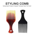 thumbnail image 4 of BlueZOO Hair Comb Insert Afro Hair Pick Comb Hair Fork Comb Oil Slick Styling Hair Brush Hairdressing Accessory for Men & Women, 4 of 5