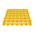 thumbnail image 4 of Azulejo de piso modular entrelazado para lavado de autos con orificios de drenaje, almohadilla para piso, panel de rejilla para baño y cocina Amarillo, 4 of 8