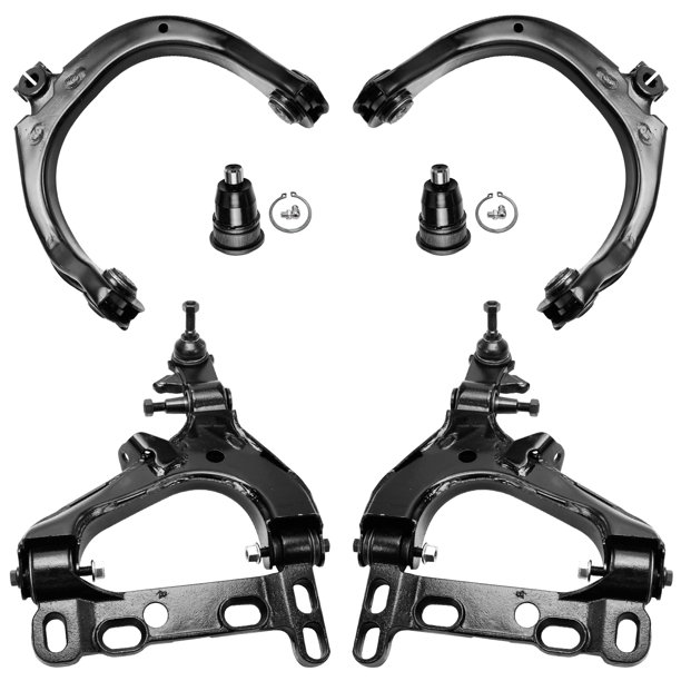 Detroit Axle New 6pc Front Upper and Lower Control Arms + Ball Joints