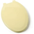 thumbnail image 2 of Jones Stephens C014WD50 Citron Yellow Elongated Wood Toilet Seat, 2 of 2