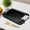 black/silver, variant on 3 Pack Serving Tray with Handles Stackable Reusable Trays for Serving Food Plastic Serving Platters for birthday Party Charcuterie Fruit Appetizer BBQ Pool snacktray festive party platter