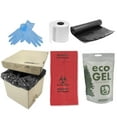 thumbnail image 2 of Potty Box, Portable Collapsible Toilet with Liners and Toilet Chemicals, Emergency Zone, 2 of 2