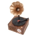 thumbnail image 1 of Altavoz De Grabación Vintage, De Sonido, Tocadiscos Con Bocina De Cobre, Altavoz Bluetooth, Tonos Ricos Portátiles Para Hotel, 1 of 7